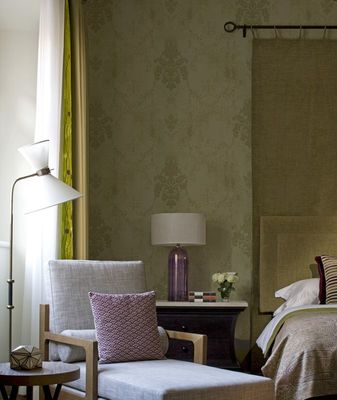 赫德墙布瑞雪晴空 客厅电视背景墙的艺术之选